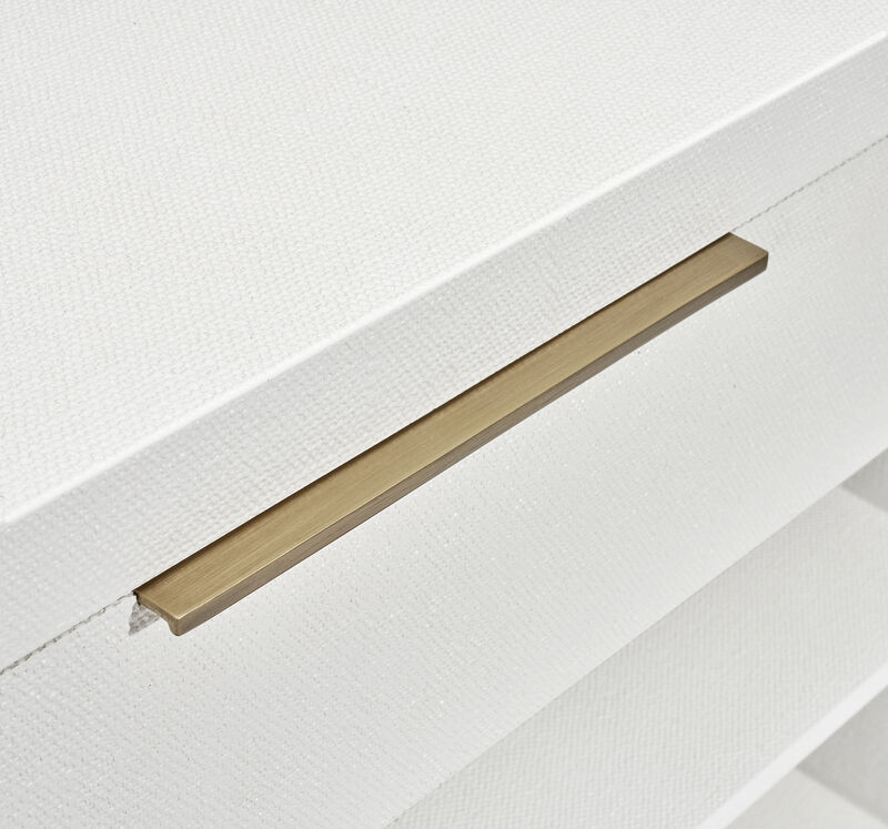 Montaigne Large Bedside Chest - White