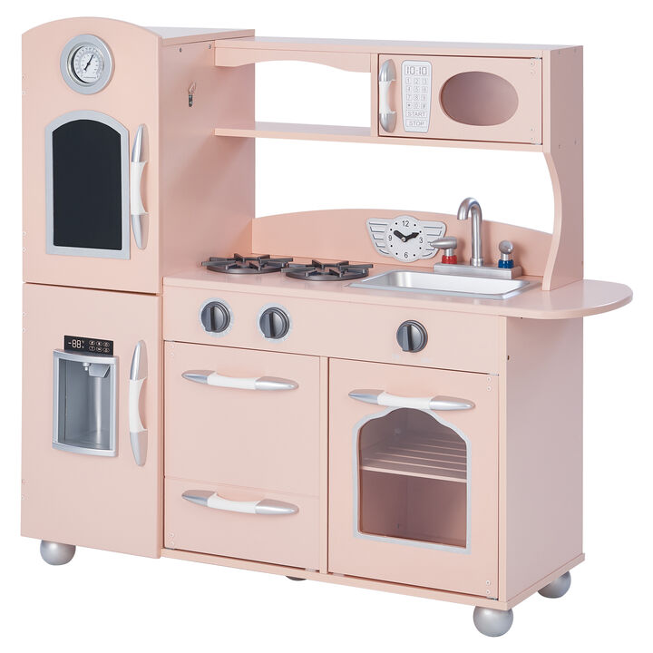 Teamson Kids - Little Chef Westchester Retro Play Kitchen - Pink