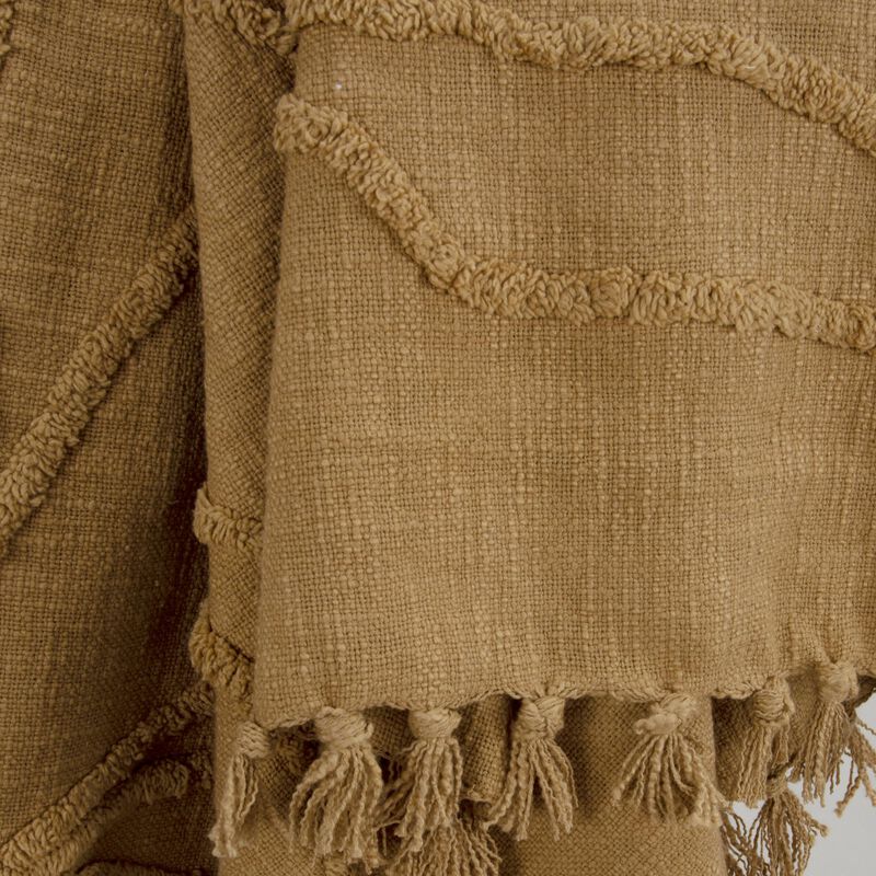 Camel 50" x 60" Throw Blanket