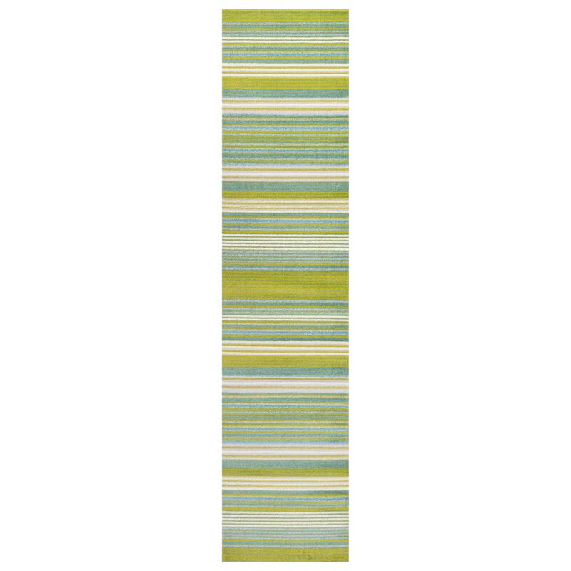 Duxbury Gradient Ticking Striped Area Rug