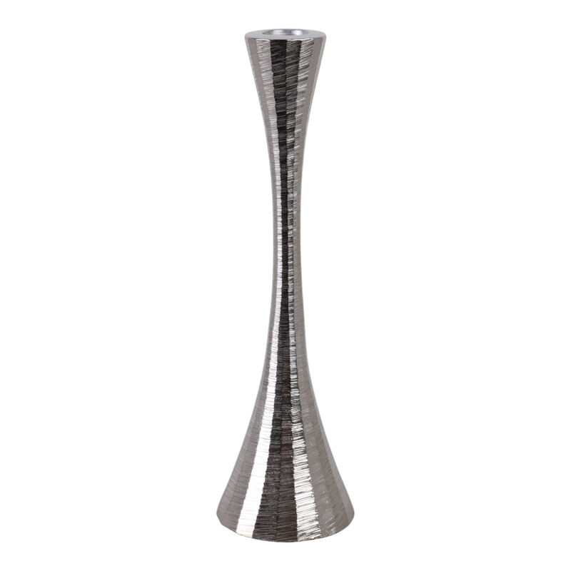 Etched Taper Candle Holder