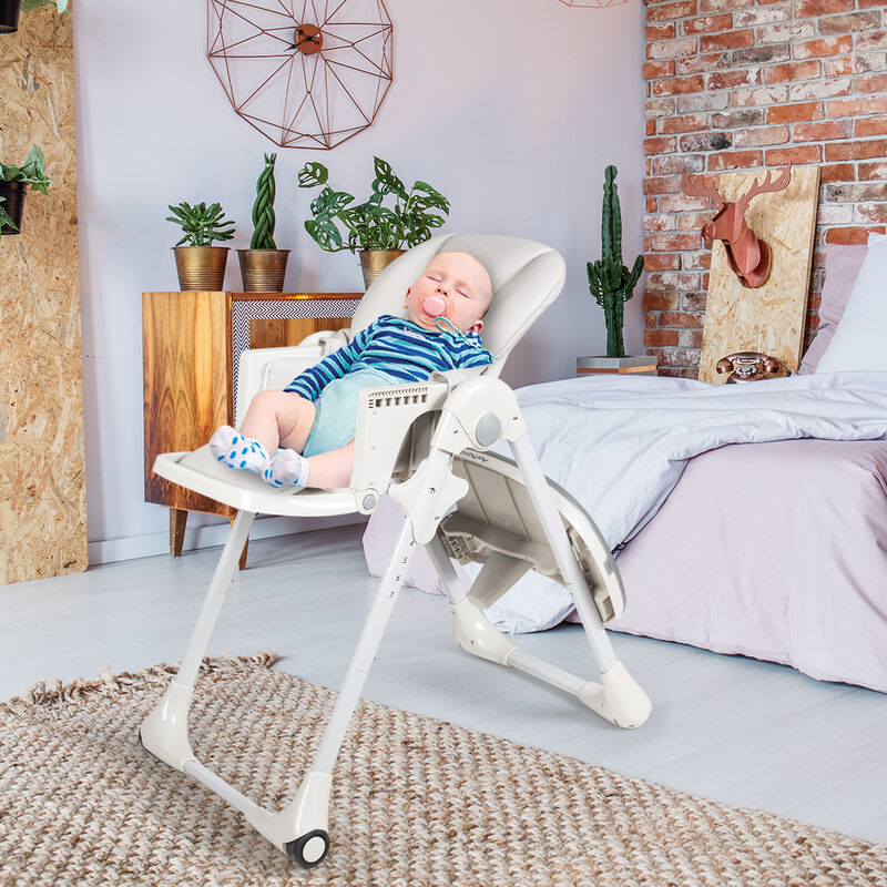 Baby Convertible High Chair with Wheels