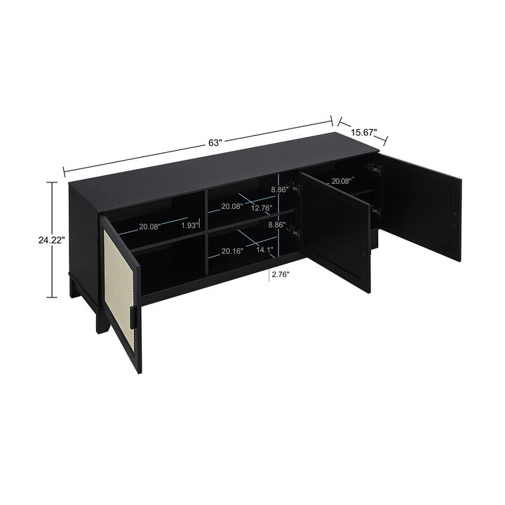 Sheridan Black TV Stand