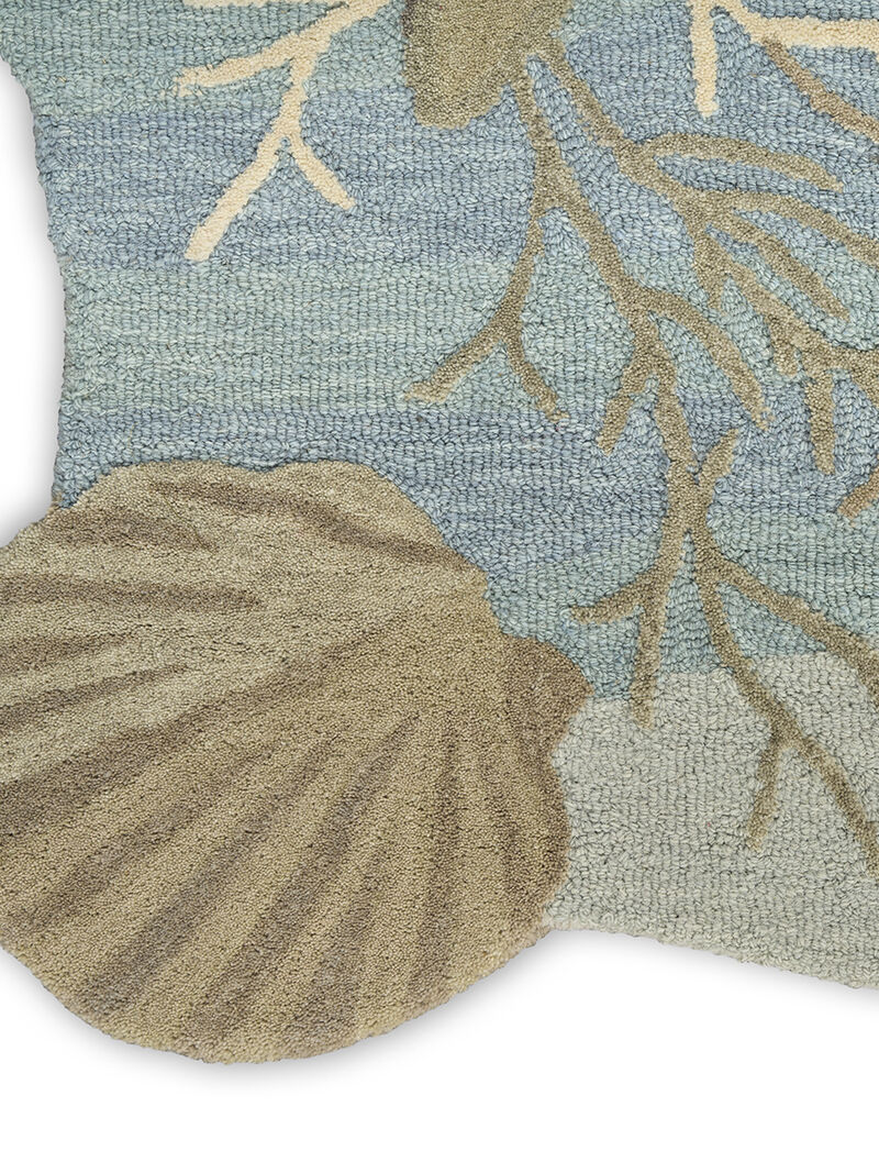 Waterside WRS01 Blue 5'3" x 7'3" Rug