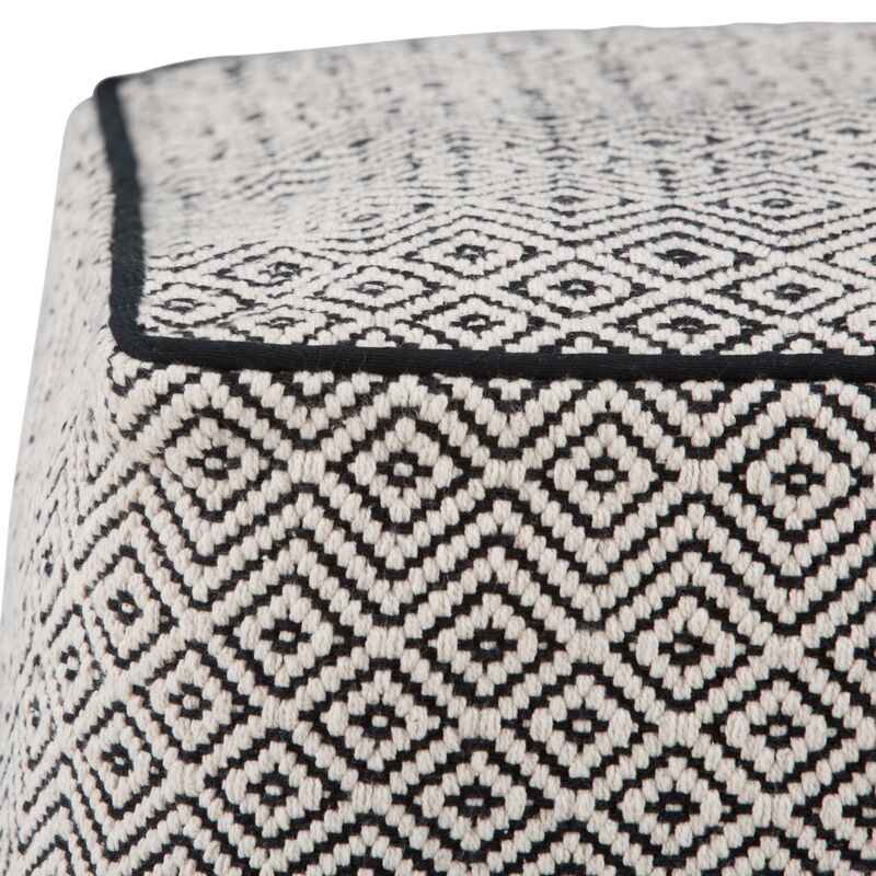Simpli Home Brynn Square Pouf image number 3