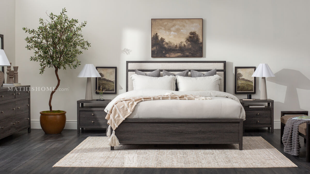 Dorsey Boucle Upholstered Wooden Bench