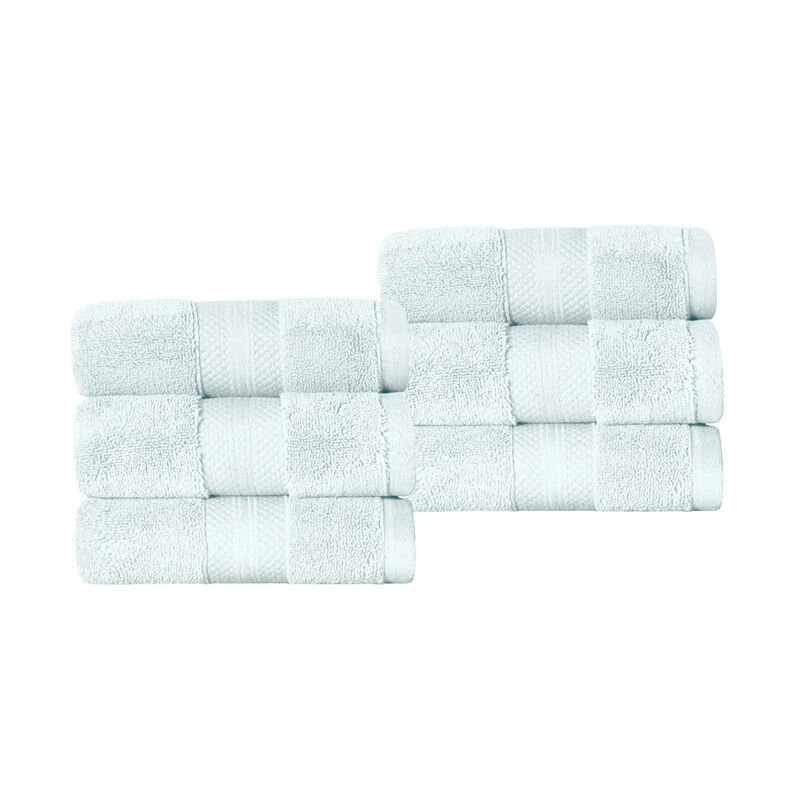 6 Pack Turkish Cotton Hand Towels Set, Soft Quick Dry Absorbent Towels for Bathroom Kitchen image number 0