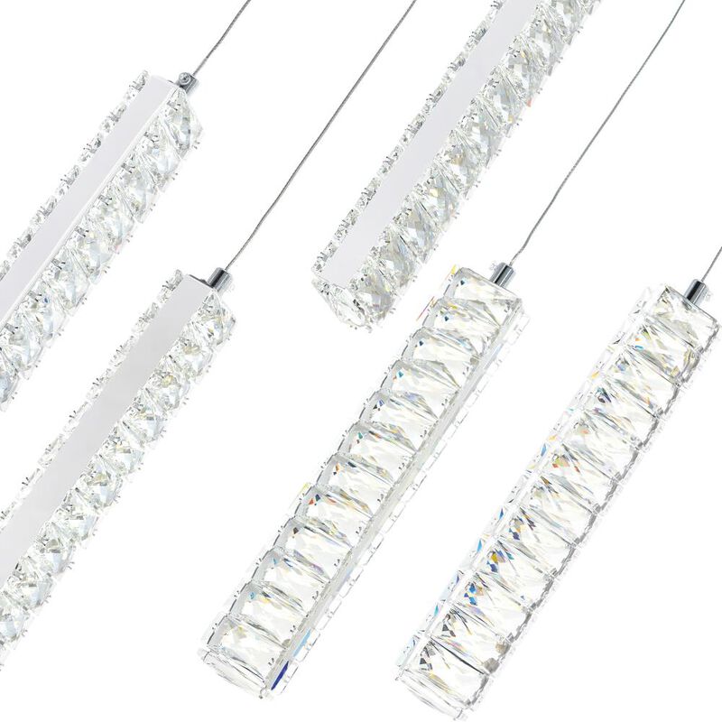 Celina LED Chandelier With Chrome Finish
