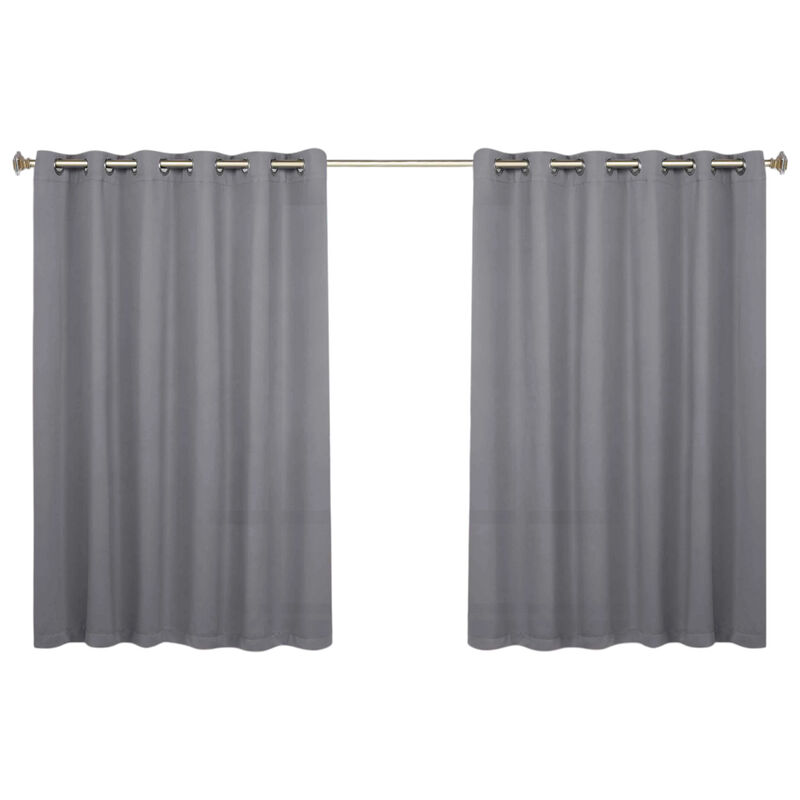 Room Darkening Window Curtain Panels Set of 2 Modern Style image number 0