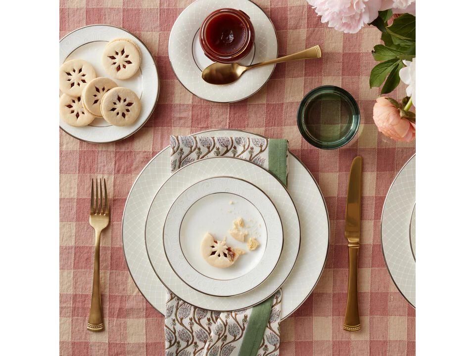 Lenox Venetian Lace Dinner Plate, White