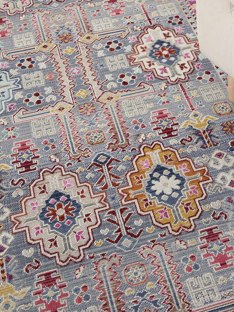 Vintage Kashan VKA05 Gray/Multicolor 5'3" x 7'10" Rug