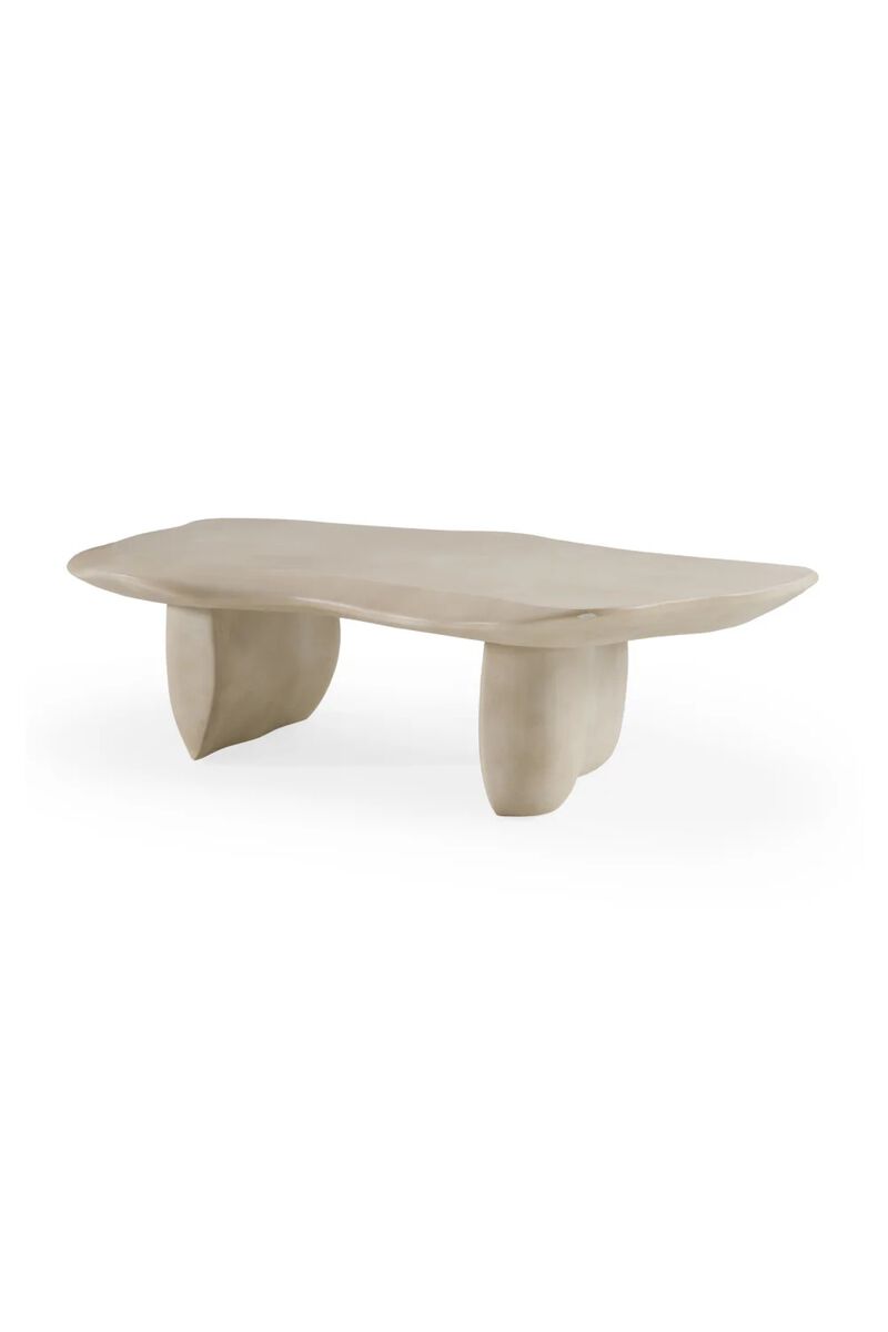 Free-form Concrete Coffee Table | OROA Modern Slone image number 2
