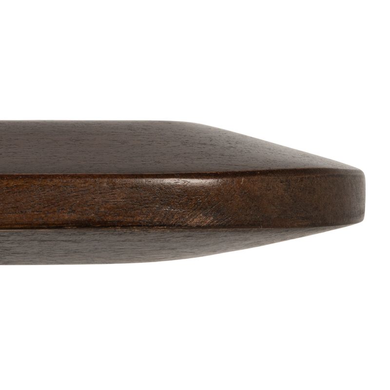 Acacia Wood Rectangular Console Table, Walnut Finish image number 4