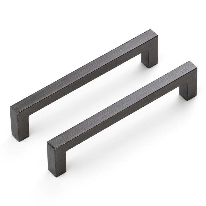 Hestia Hardware 10 Pack 5 Inch Modern Square Cabinet Handle