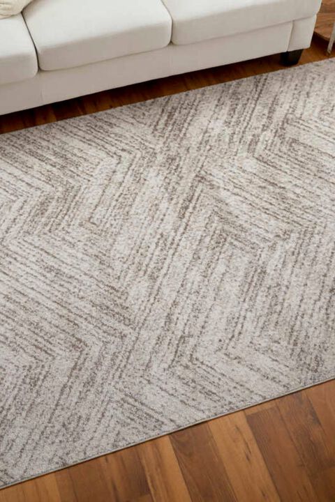 Vancouver 39NPF Beige/Brown 5' x 8' Rug