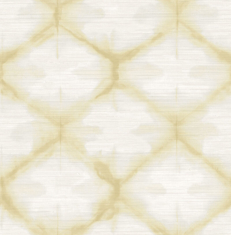 Zanzibar Gold Shibori Wallpaper image number 0