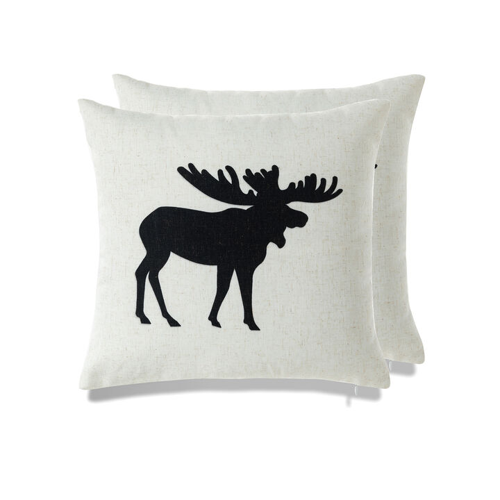 Cottage Icons throw pillow - set of 2