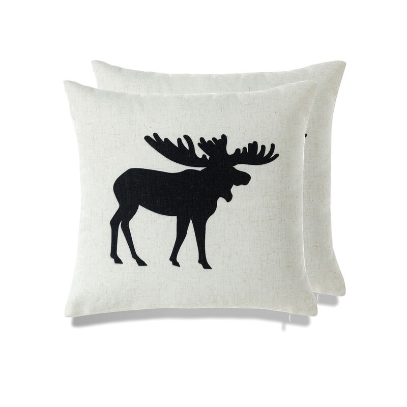 Cottage Icons throw pillow - set of 2