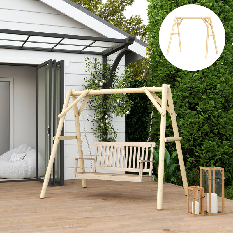 Hivvago Heavy Duty A-Frame Swing Stand 660 lbs image number 7