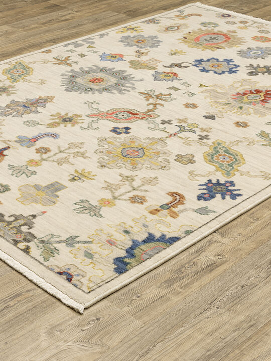 Lucca 2' x 6' Ivory Rug