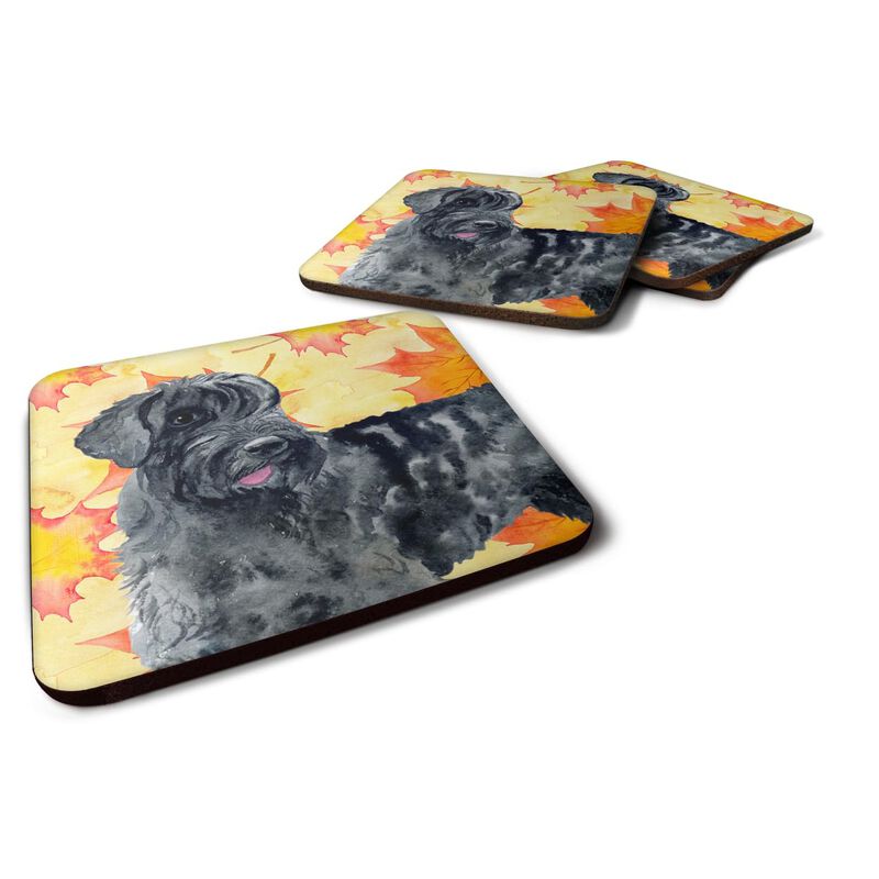 Caroline's Treasures Giant Schnauzer Fall Decorative coasters, Multicolor