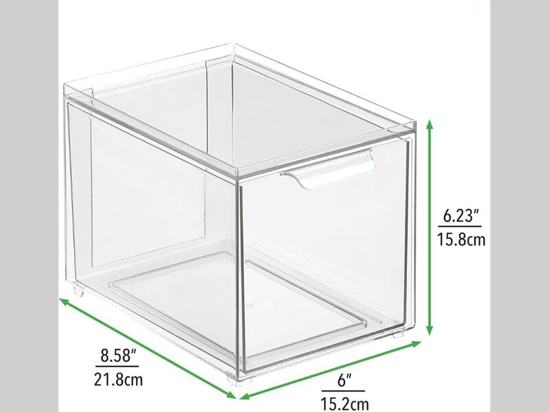 Shoe Rack Clear Storage Box Drawer Sturdy Plastic Storage Box image number 2