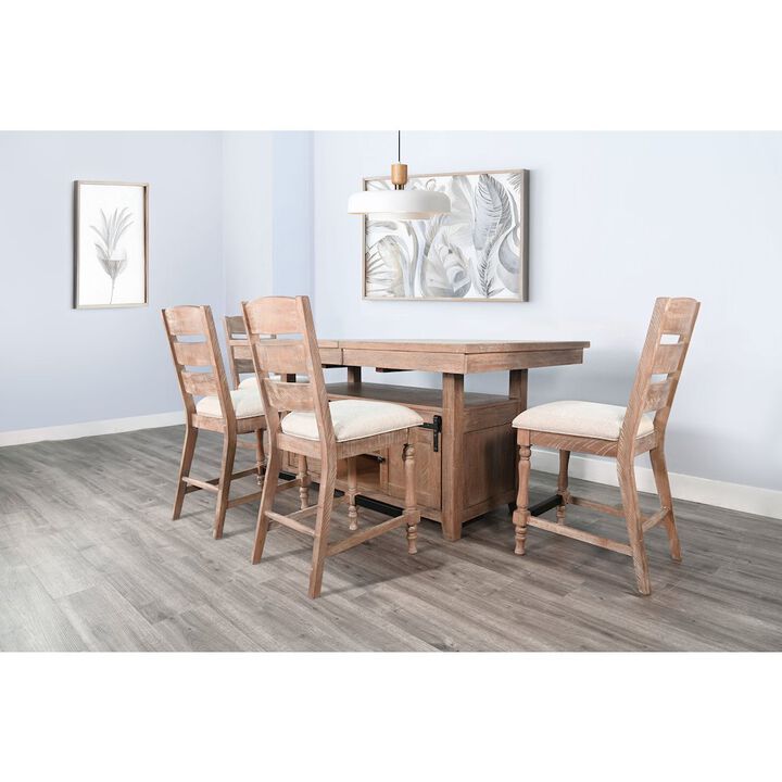 Sunny Designs Sierra Counter Stool, Cushion Seat (Set of 2)