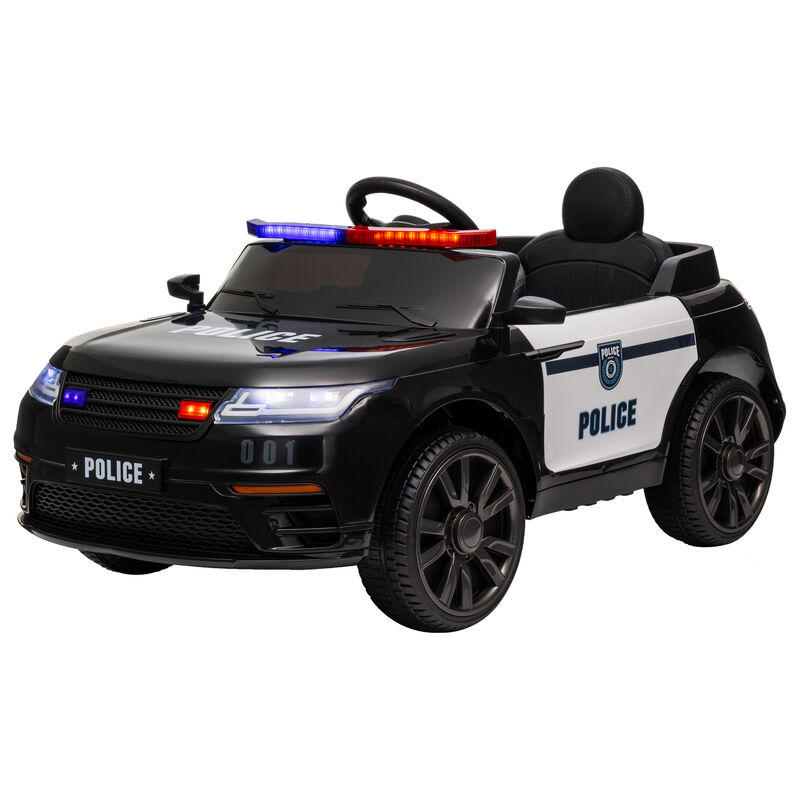BreeBe 12V Kids Ride on Car w/ Remote Control, Siren, Light, Music, Spring Suspension, Horn & Transport Wheel image number 0