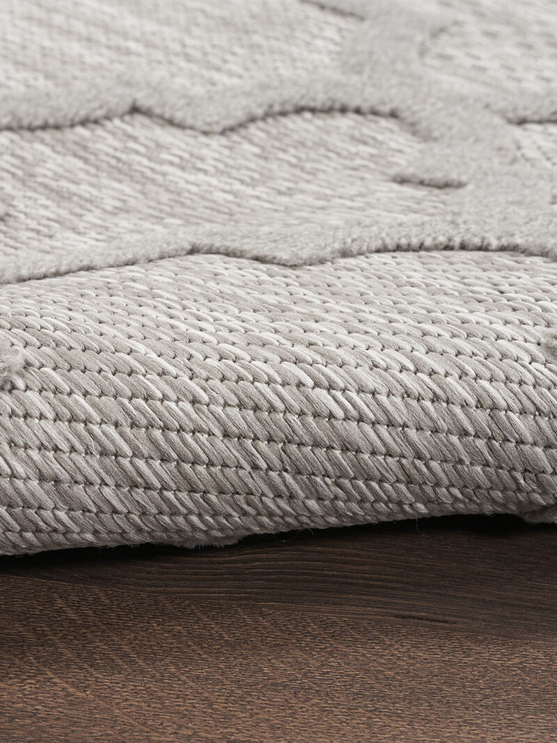 Easy Care NES01 Silver/Gray 4' x 6' Rug