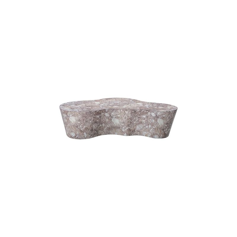 Meridian Furniture Monza Brown Marble Finish Concrete Coffee Table