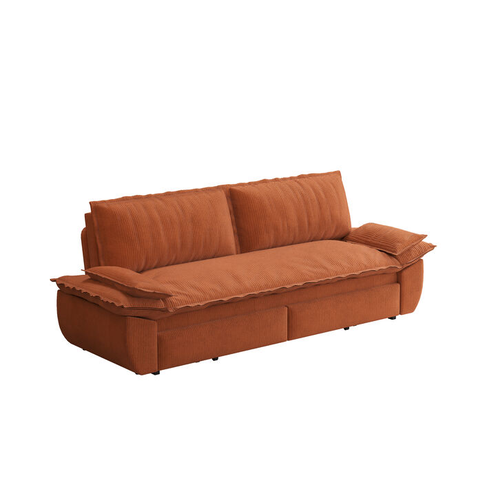 Merax Convertible Queen-Size Sleeper Sofa Bed