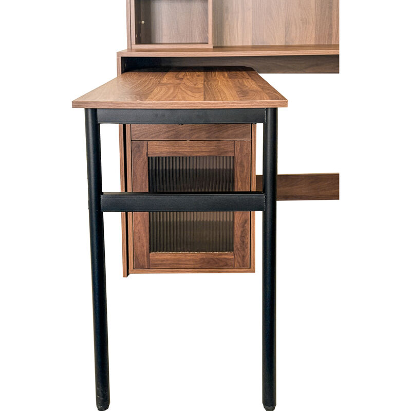 Tofrop Computer Desk with  Bookshelf image number 6