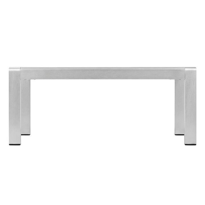 Aluminum Outdoor Coffee Table With Modern Design And Sturdy Base