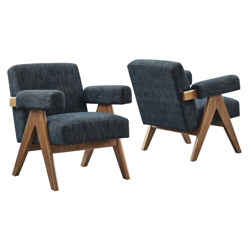 Lyra Fabric Armchair Set of 2 image number 0