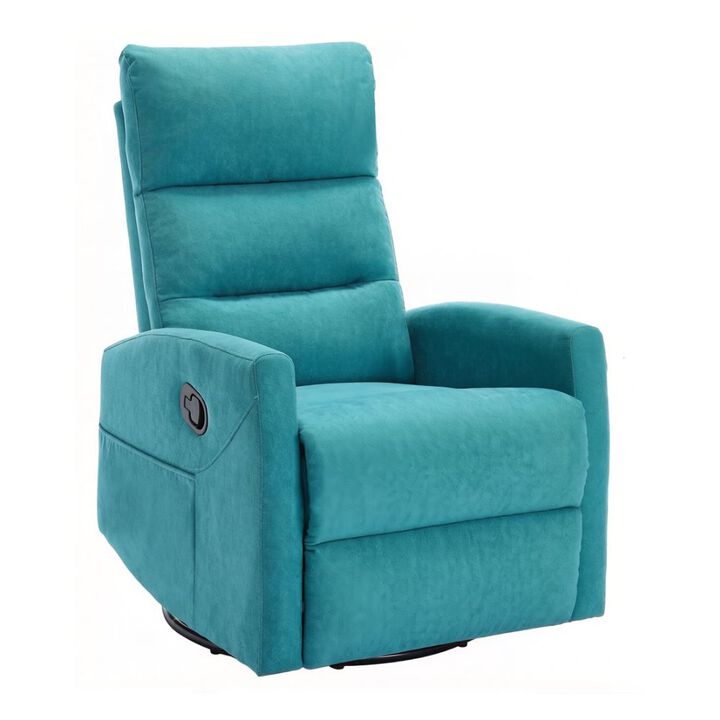 GOODSILO Manual Recliner Chair with Swivel and Rocking Function for Comfortable Living Room Seating