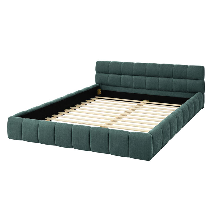 TATEUS Upholstered Platform Bed
