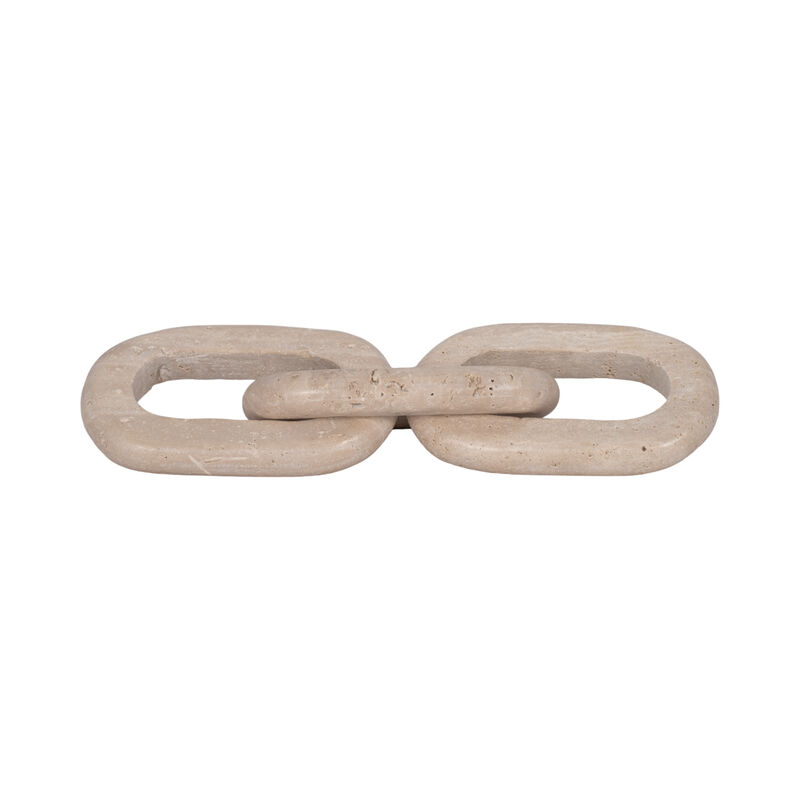 Travertine 3 Link Chain Decor image number 0