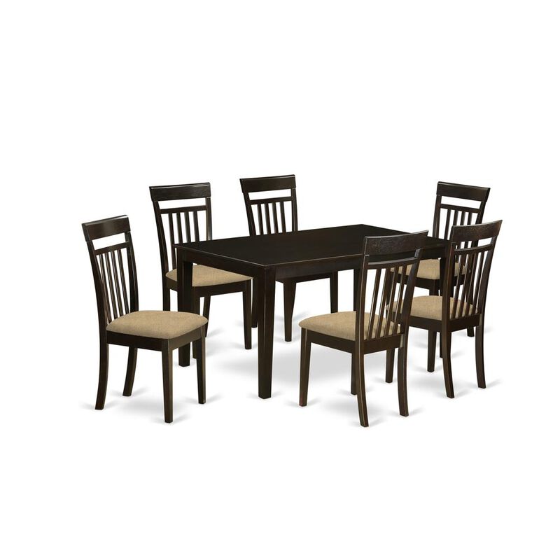 7 Pc formal Dining room set -Table and 6 Dining Chairs