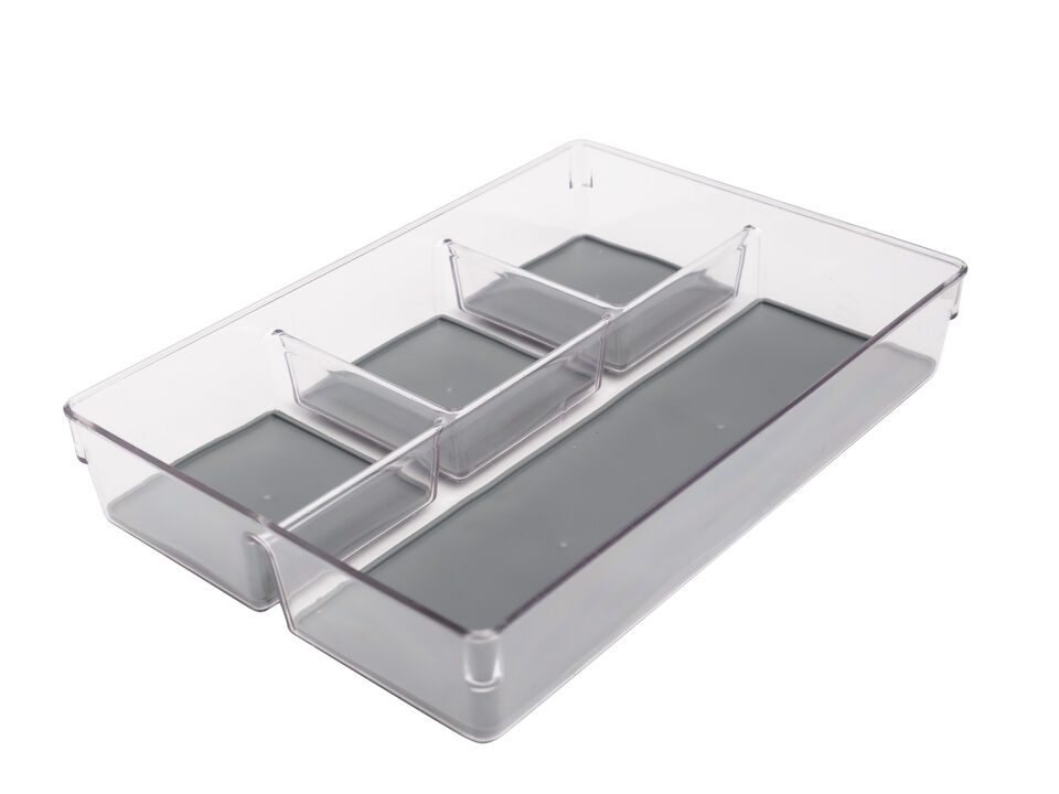 4 Compartment Acrylic Organizer Tray