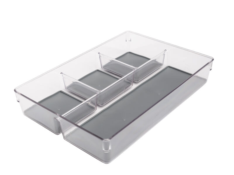 4 Compartment Acrylic Organizer Tray image number 1