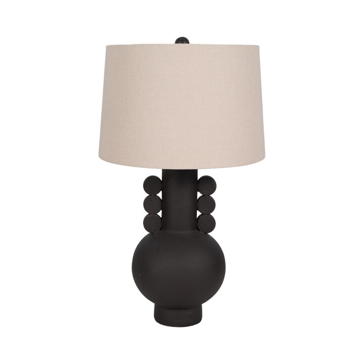 30" Eared Totem Table Lamp