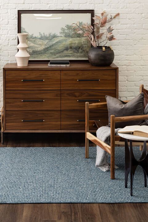 Lanai Blue 7'10" x 10' Rug by Salt Life