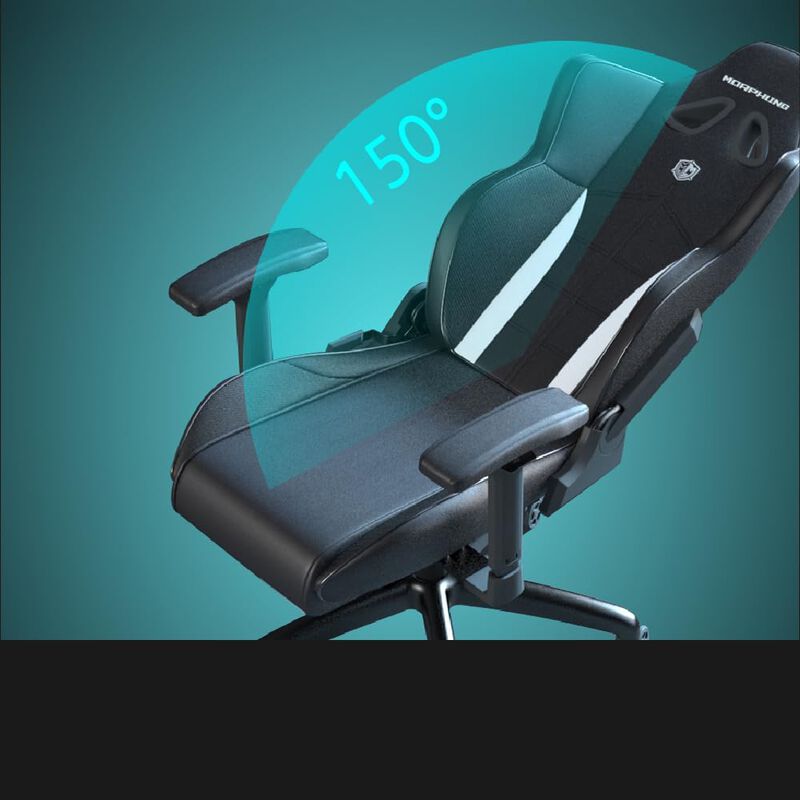 Morphling Heavy Duty Gaming Chair for Adults and 300LBS Reinforced Base,Thickened Seat Cushion, Adjustable Armrest, Enlarge and Widen Ergonomic Office Computer Chair (C-L20B)