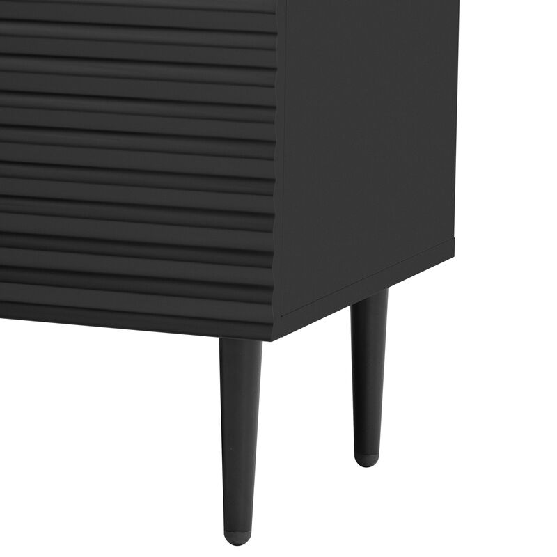 Merax Modern Minimalist Side Cabinet with Ample Storage