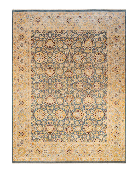 Mogul, One-of-a-Kind Hand-Knotted Area Rug  - Gray, 8' 1" x 10' 10"