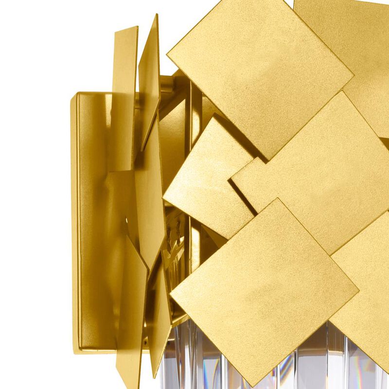 Panache 1 Light Wall Light With Medallion Gold Finish