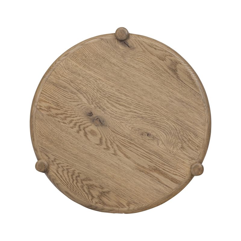 Salvador Aged Smoked Oak End Table