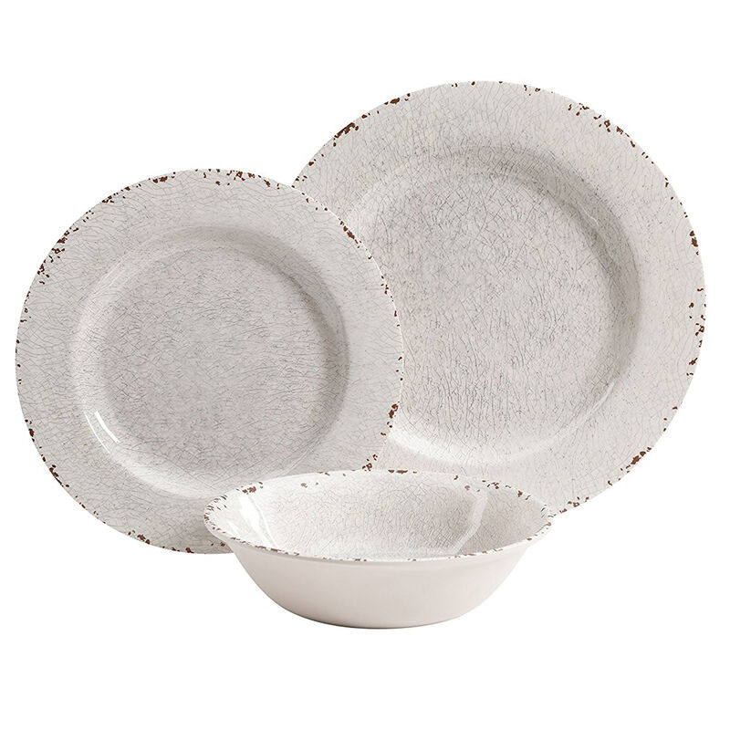 Studio California Melamine Mauna 12 Piece Dinnerware Set