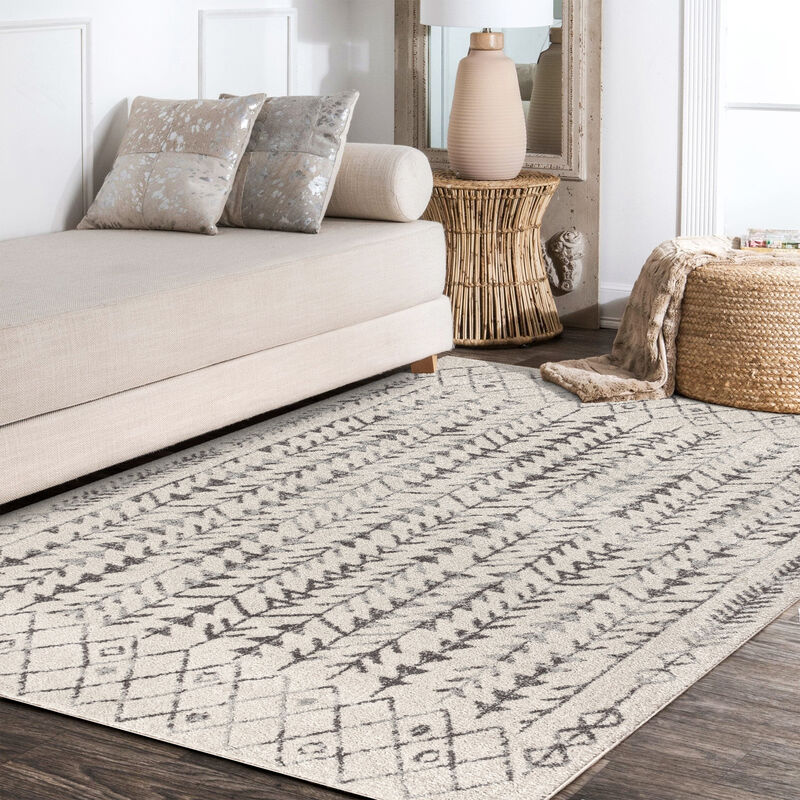 Ziri Moroccan Geometric Area Rug