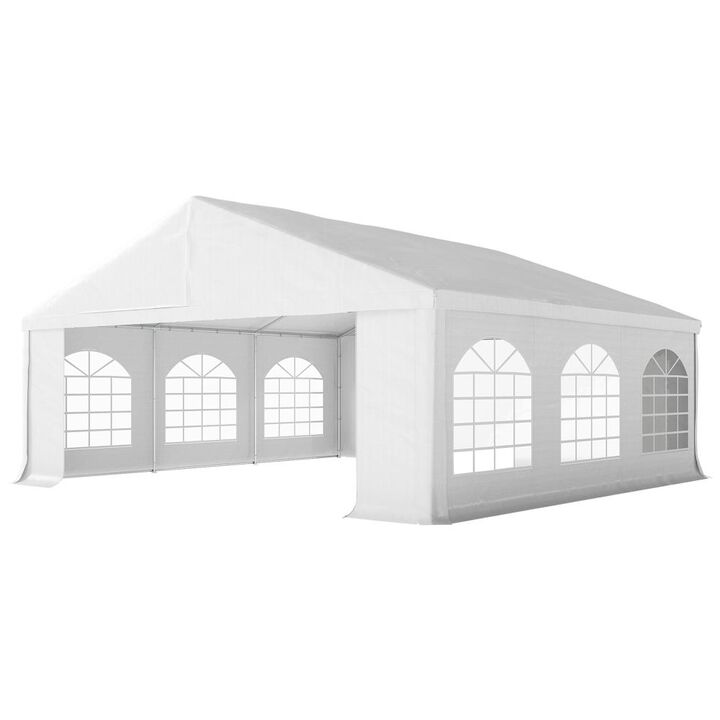 Hivvago Patio Gazebo Canopy Tent for Weddings and Events